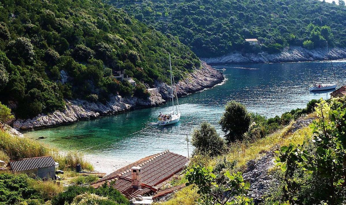 High View-A Seaside Villa With Huge Jacuzzi Račišće المظهر الخارجي الصورة